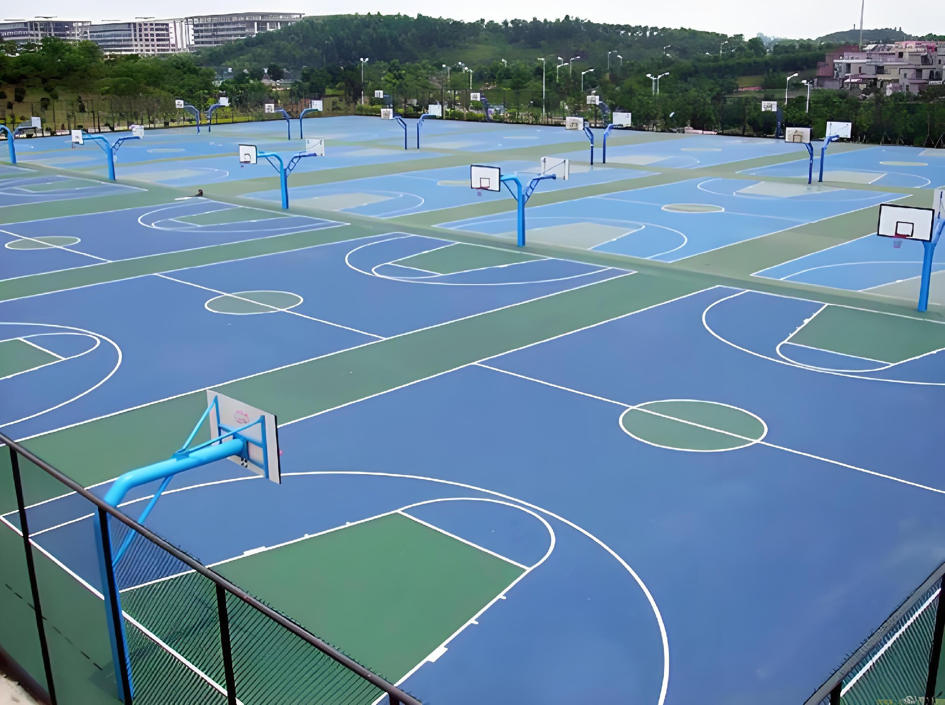 硅pu網球場