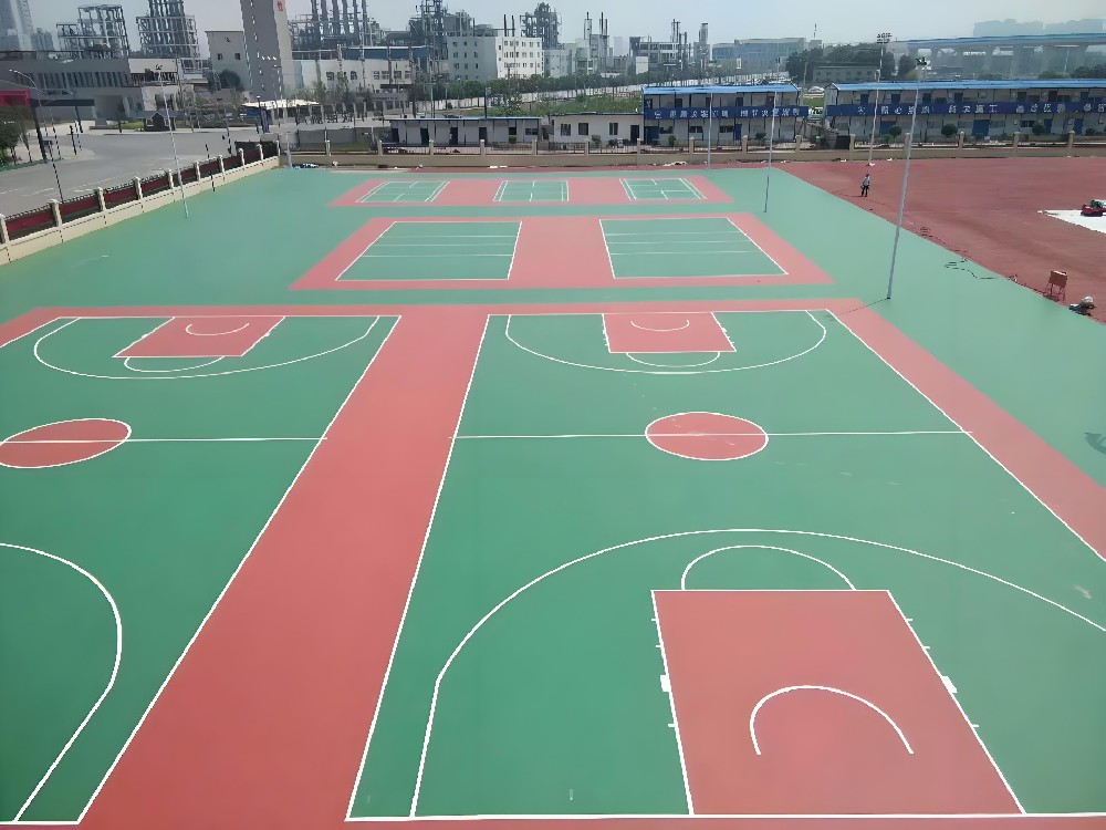 籃球場硅pu 籃球場硅pu